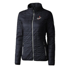 Los Angeles Dodgers Cutter & Buck Women's Rainier PrimaLoft Eco Insulated Full-Zip Puffer Jacket - Navy - MLB Online