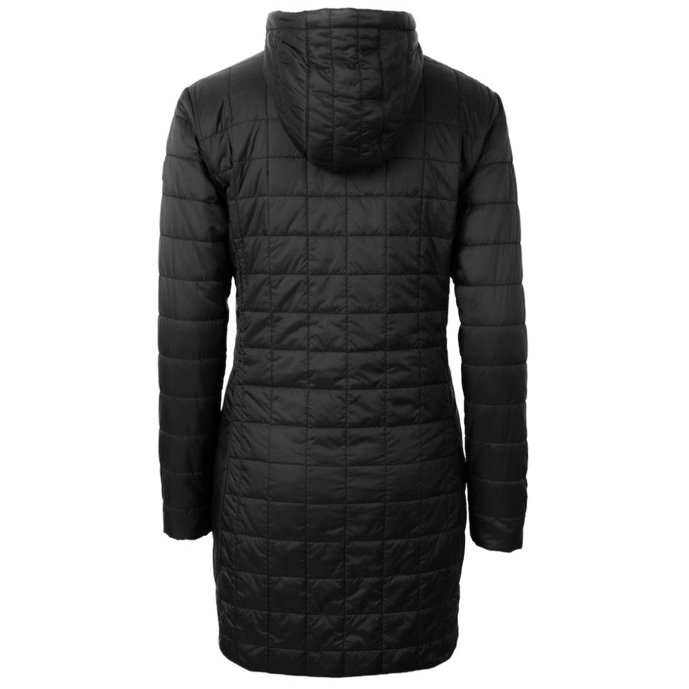 Baltimore Orioles Cutter & Buck Women's Rainier Primaloft Eco Insulated Hooded Full-Zip Long Coat - Black - MLB Online