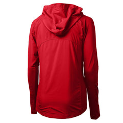 Cleveland Guardians Cutter & Buck Women's  Adapt Eco Knit Hybrid Recycled Full-Zip Hoodie - Red - MLB Discount