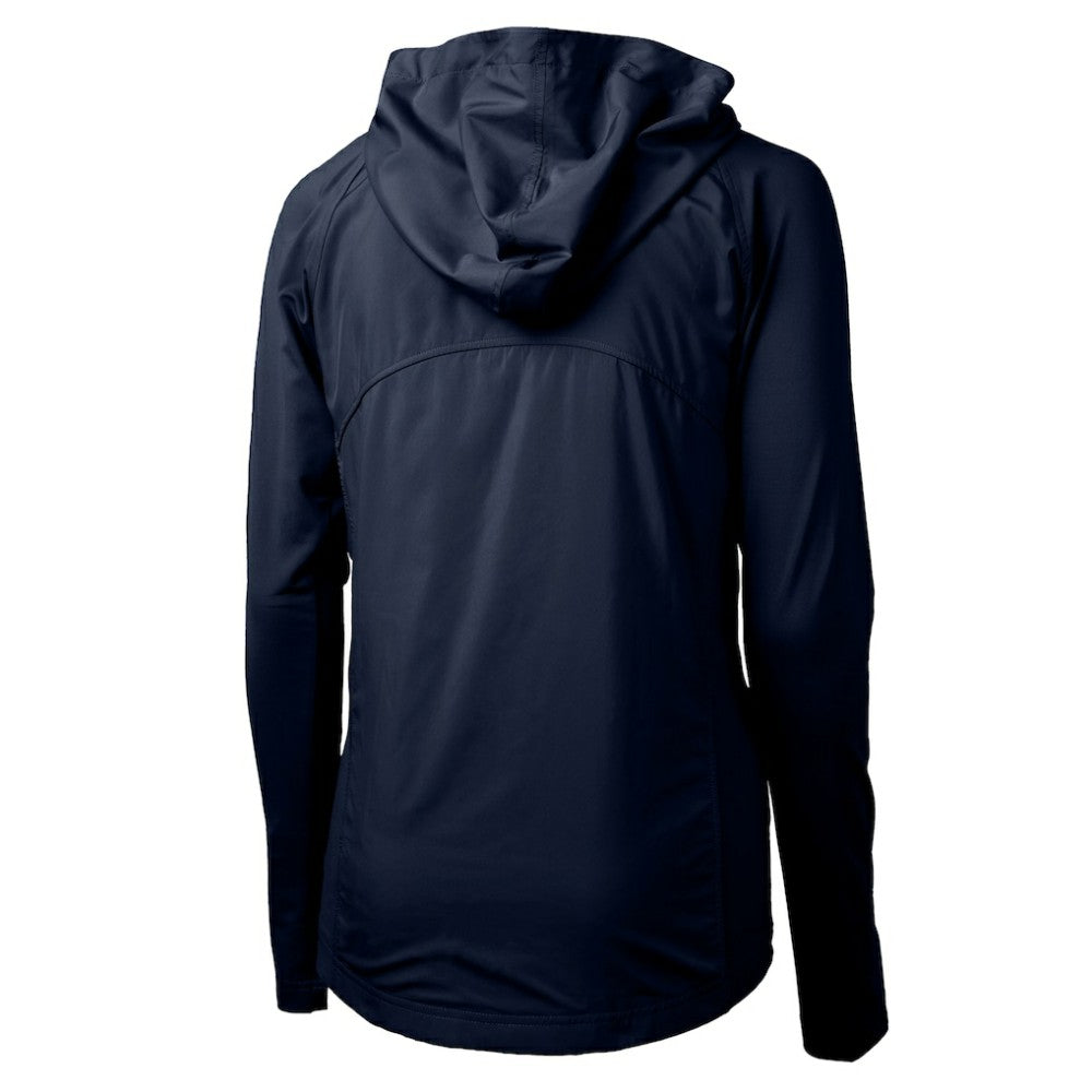 Detroit Tigers Cutter & Buck Women's  Adapt Eco Knit Hybrid Recycled Full-Zip Hoodie - Navy - MLB Online