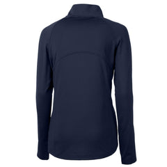 Boston Red Sox Cutter & Buck Women's  DryTec Adapt Eco Knit Stretch Recycled Raglan Half-Zip Top - Navy - MLB Sale