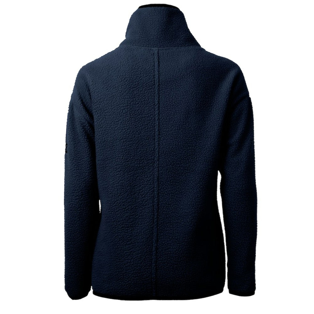Chicago Cubs Cutter & Buck Women's Cooperstown Collection Cascade Eco Sherpa Fleece Half-Zip Pullover Jacket - Navy - MLB Discount
