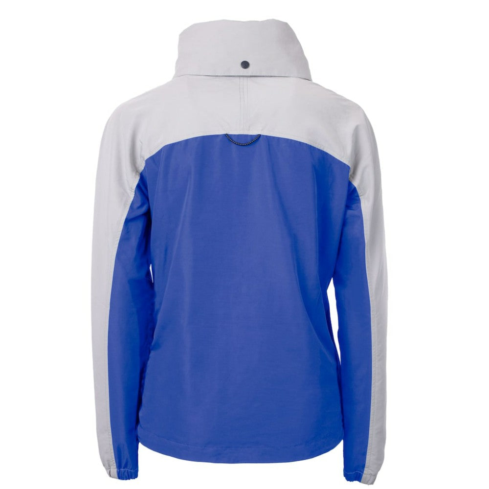 Atlanta Braves Cutter & Buck Women's  Charter Eco Recycled Half-Zip Anorak Jacket - Royal - MLB Online