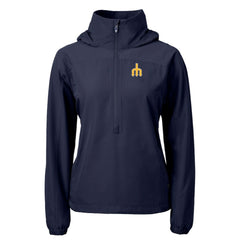 Seattle Mariners Cutter & Buck Women's  Charter Eco Recycled Half-Zip Anorak Jacket - Navy - MLB on Sale