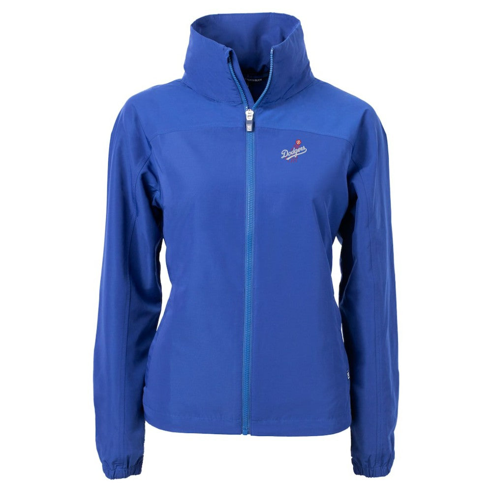 Los Angeles Dodgers Cutter & Buck Women's  Charter Eco Recycled Full-Zip Jacket - Royal - MLB on Sale