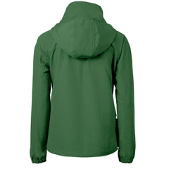 Athletics Cutter & Buck Women's Charter Eco Recycled Full-Zip Jacket - Green - MLB Sale