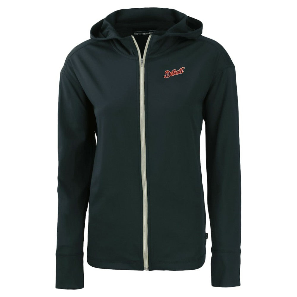 Detroit Tigers Cutter & Buck Women's  Daybreak Eco Recycled Full-Zip Hoodie Jacket - Navy - MLB on Sale