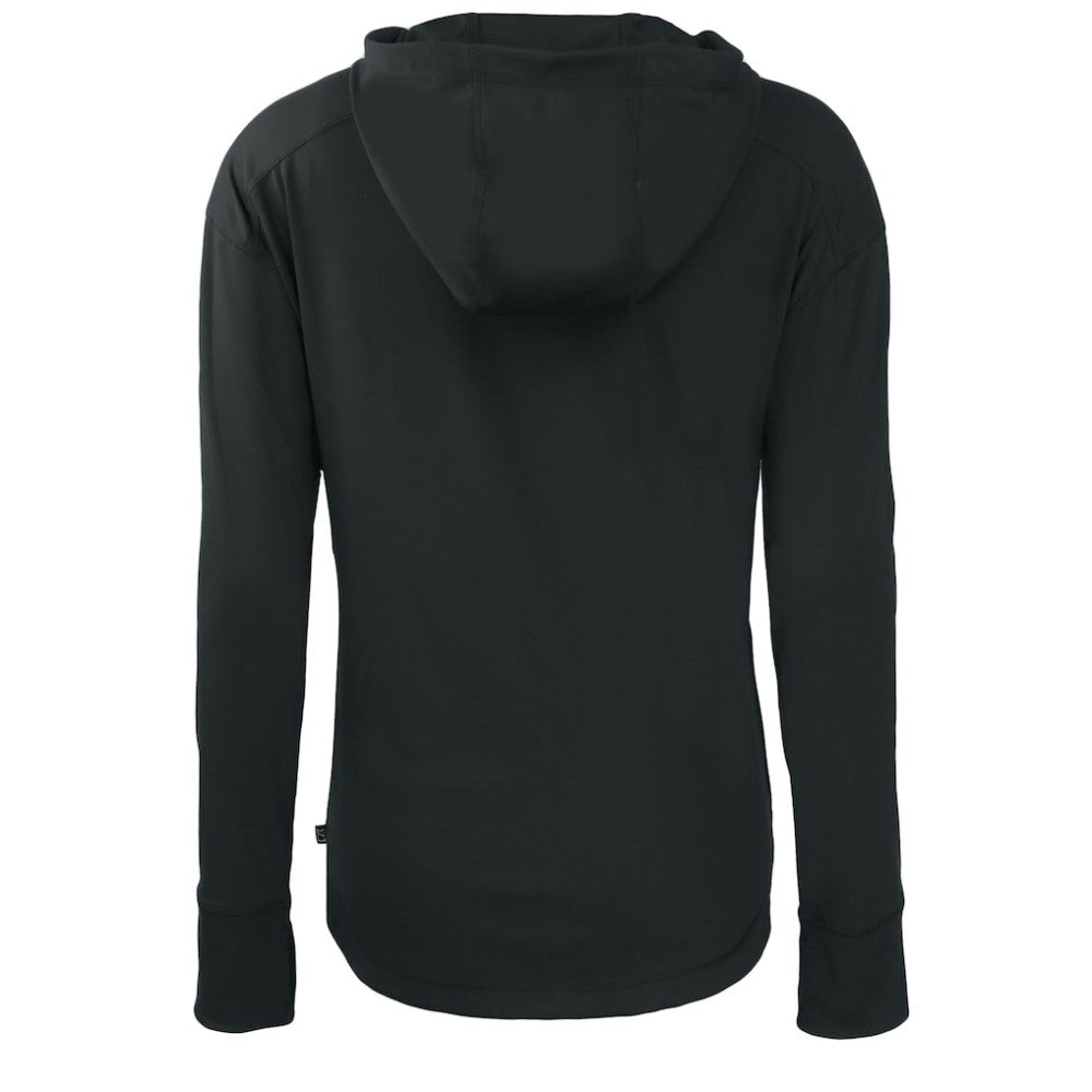 Athletics Cutter & Buck Women's Daybreak Eco Recycled Full-Zip Hoodie Jacket - Black - MLB Discount