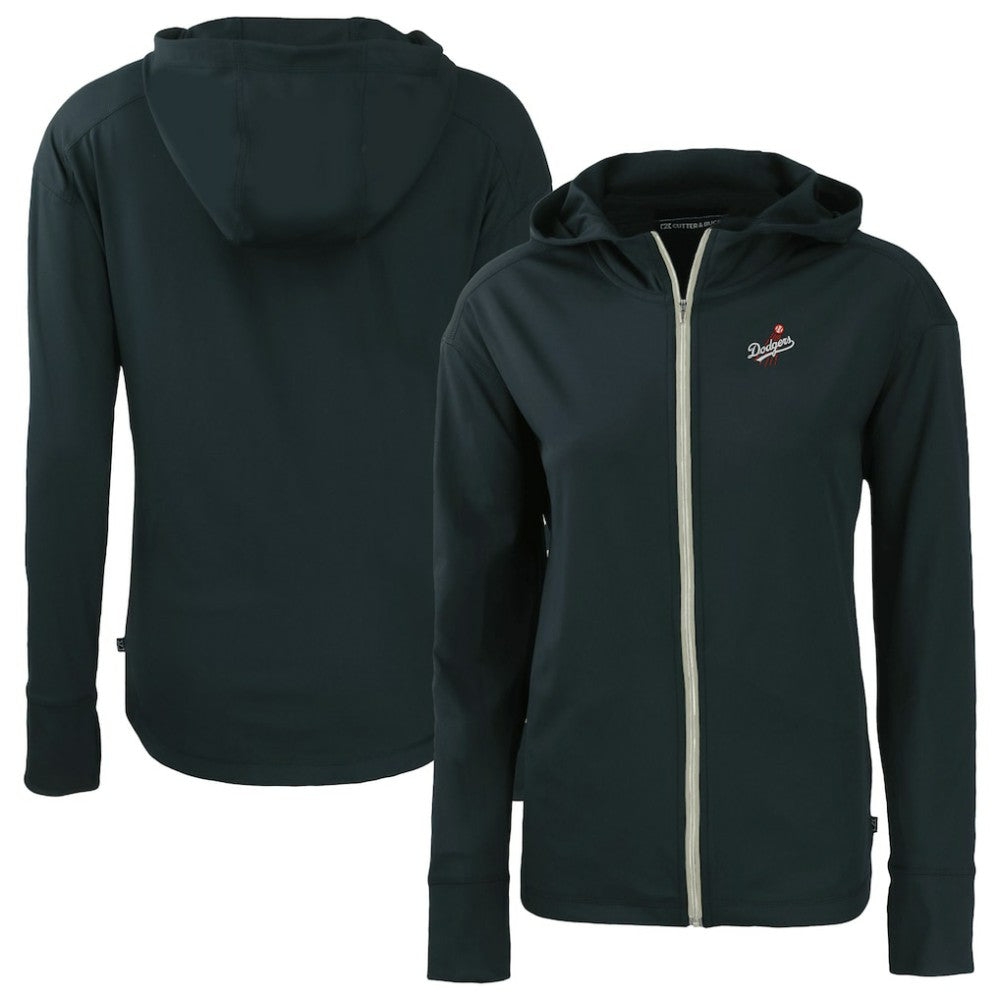 Los Angeles Dodgers Cutter & Buck Women's  Daybreak Eco Recycled Full-Zip Hoodie Jacket - Navy - MLB Online