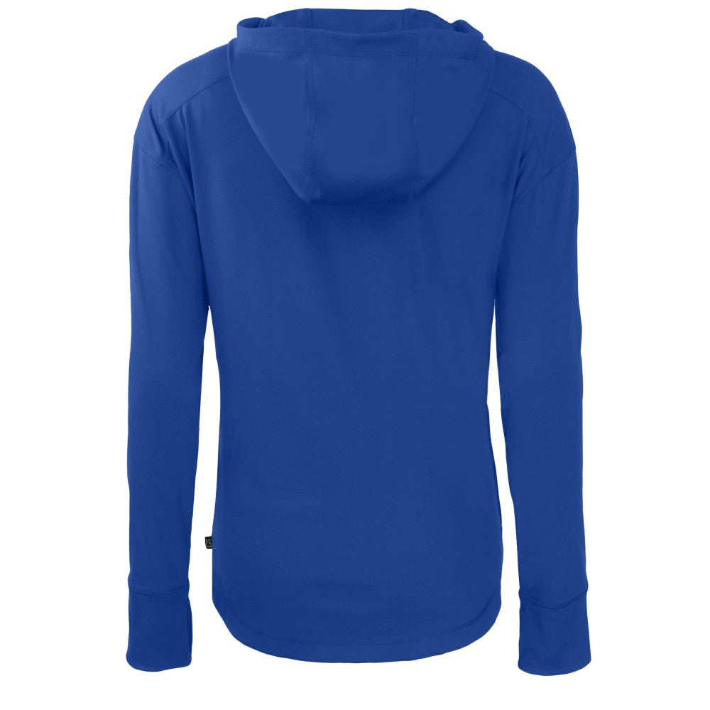 Los Angeles Dodgers Cutter & Buck Women's  Daybreak Eco Recycled Full-Zip Hoodie Jacket - Royal - MLB on Sale