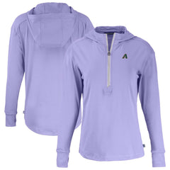 Arizona Diamondbacks Cutter & Buck Women's Daybreak Eco Recycled Half-Zip Hoodie - Purple - MLB on Sale
