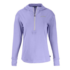 Colorado Rockies Cutter & Buck Women's Daybreak Eco Recycled Half-Zip Hoodie - Purple - MLB Online
