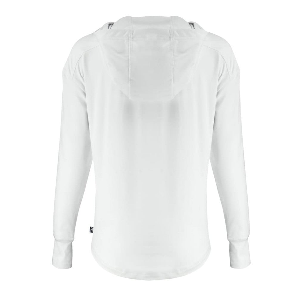 Philadelphia Phillies Cutter & Buck Women's Daybreak Eco Recycled Half-Zip Hoodie - White - MLB Lifestyle