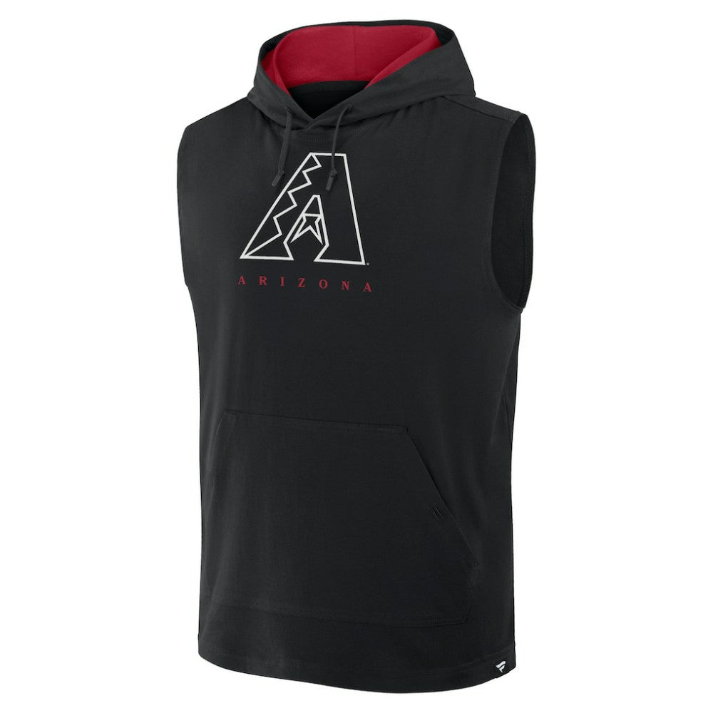 Arizona Diamondbacks Fanatics Fire Speed Sleeveless Pullover Hoodie - Black - Fanatics on Sale