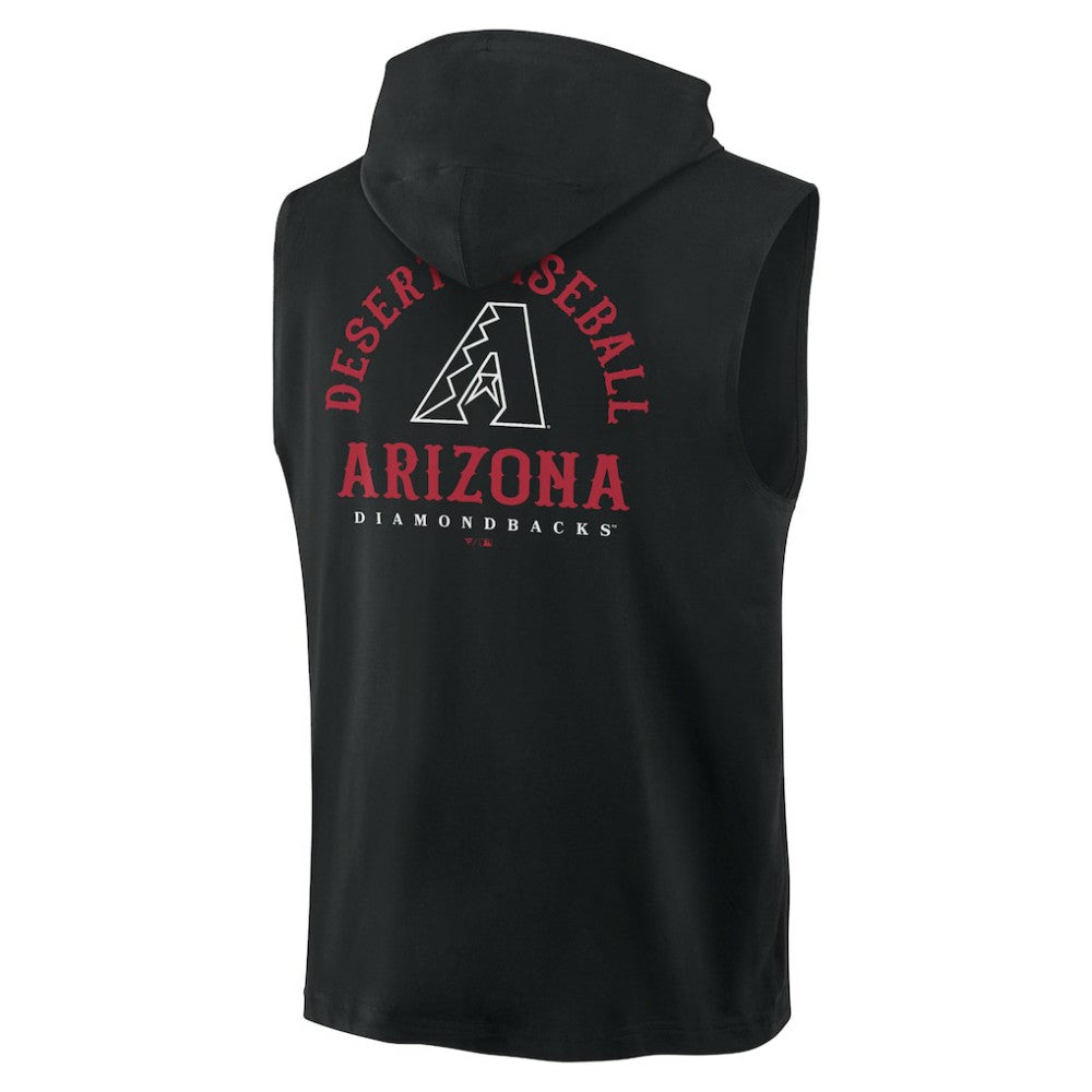 Arizona Diamondbacks Fanatics Fire Speed Sleeveless Pullover Hoodie - Black - Fanatics on Sale