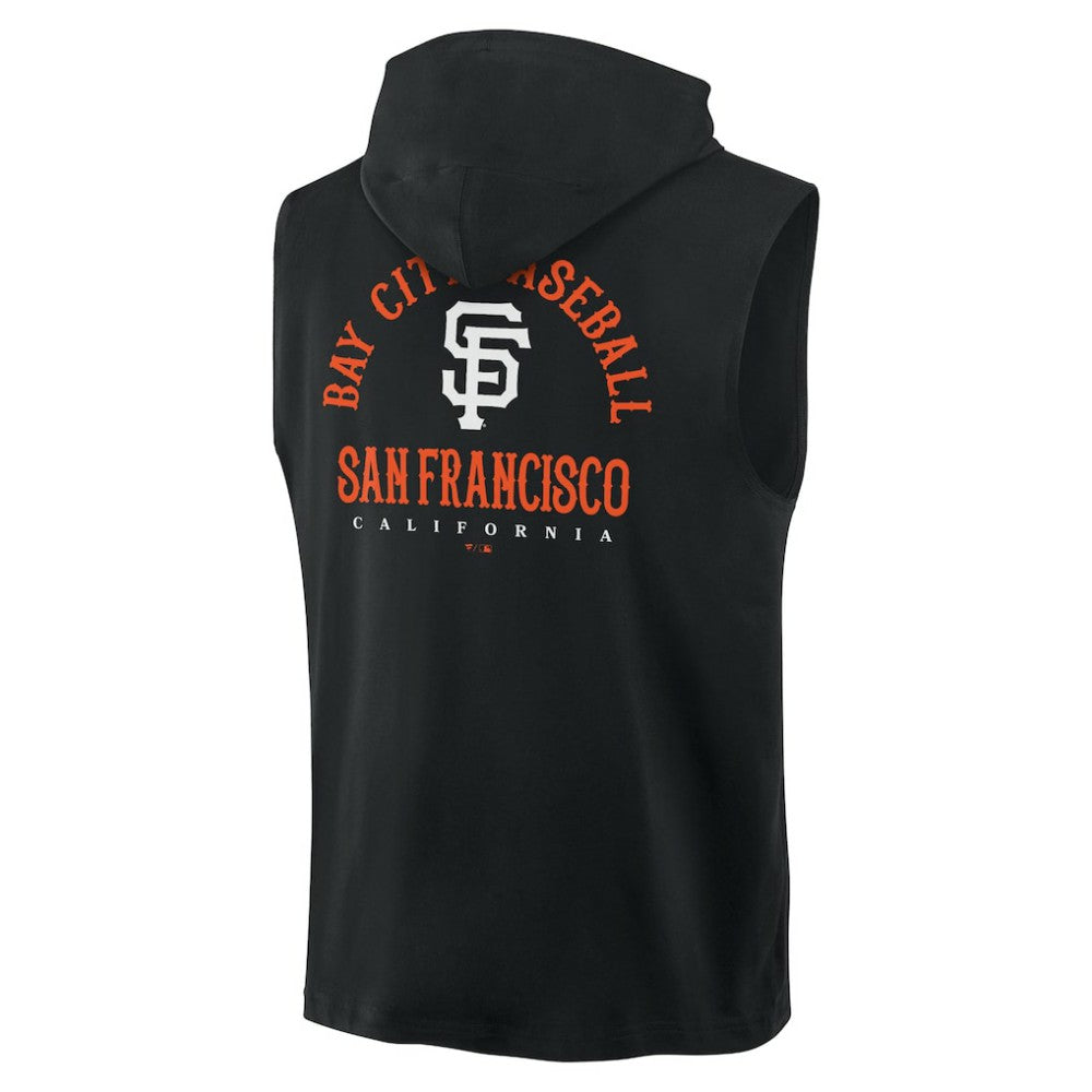 San Francisco Giants Fanatics Fire Speed Sleeveless Pullover Hoodie - Black - Fanatics Online