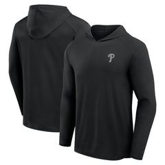 Philadelphia Phillies Fanatics Front Office Power Mono Long Sleeve Hoodie T-Shirt - Black - Fanatics Sale