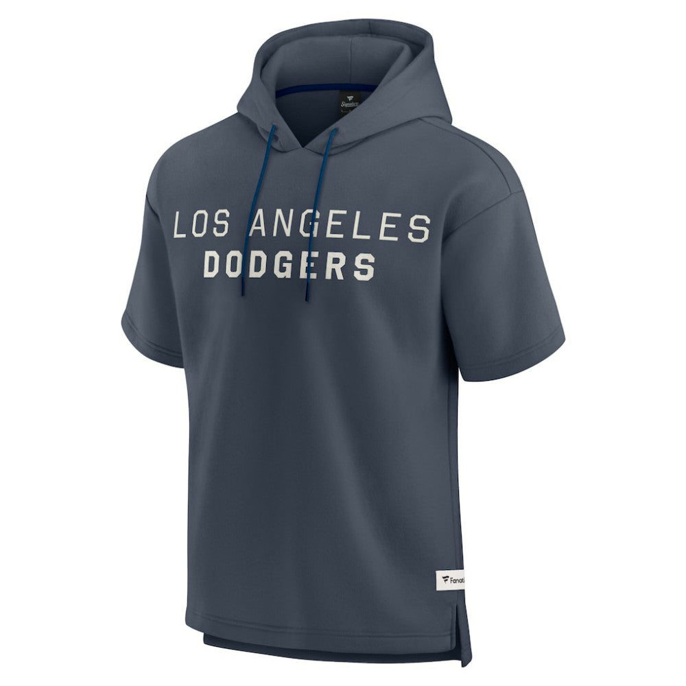 Los Angeles Dodgers Fanatics Elements Future Ground Lettering Short Sleeve Pullover Hoodie - Blue - Fanatics Online