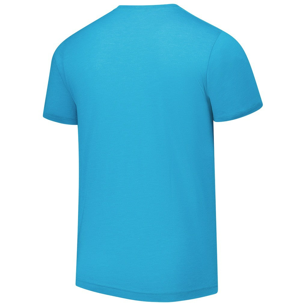 Dan Marino Miami Dolphins Homage Unisex NFL Blitz Retired Player Tri-Blend T-Shirt Heathered Aqua