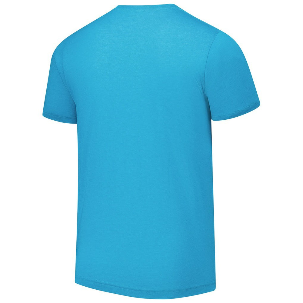Dan Marino Miami Dolphins Homage Unisex NFL Blitz Retired Player Tri-Blend T-Shirt Heathered Aqua
