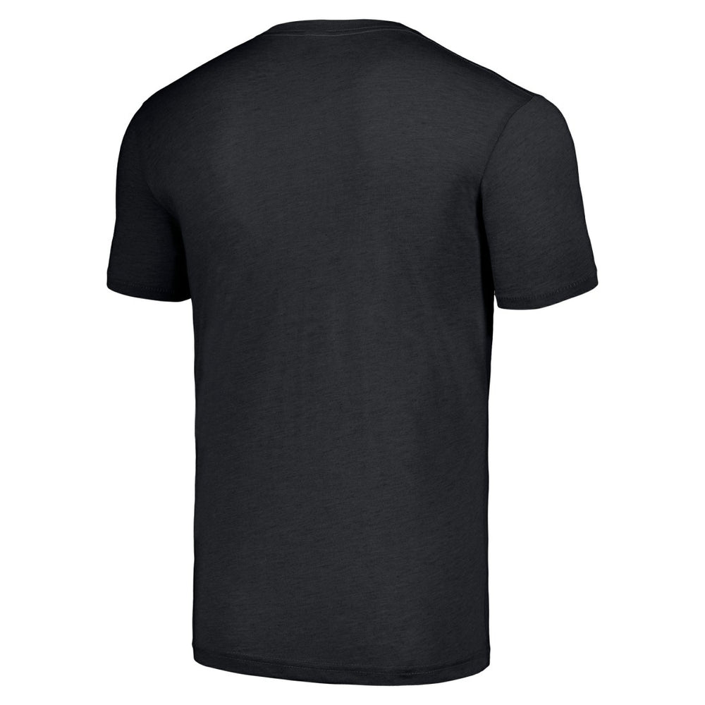Barry Sanders Detroit Lions Homage Unisex Tecmo Bowl Retired Player Graphic Tri-Blend T-Shirt Charcoal