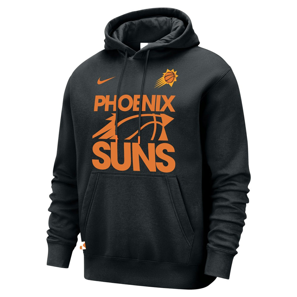 Phoenix Suns Courtside Club Pullover Hoodie Black | Nike US