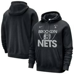 Brooklyn Nets Courtside Club Pullover Hoodie Black | Nike online