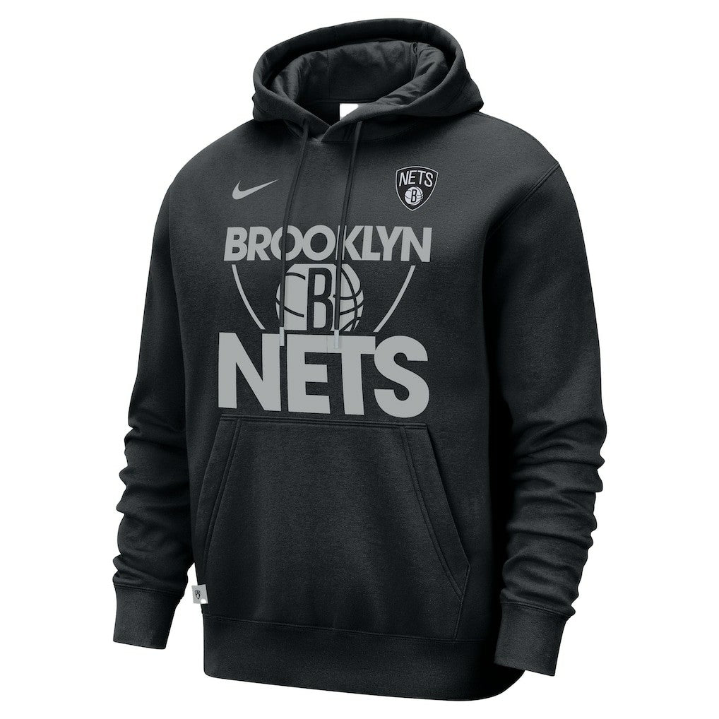 Brooklyn Nets Courtside Club Pullover Hoodie Black | Nike online
