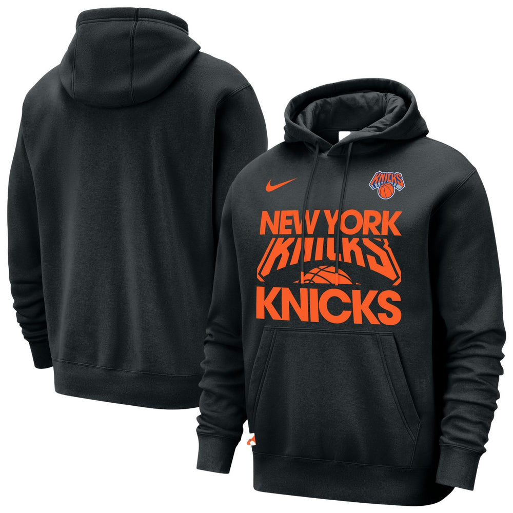 New York Knicks Courtside Club Pullover Hoodie Black | Nike online