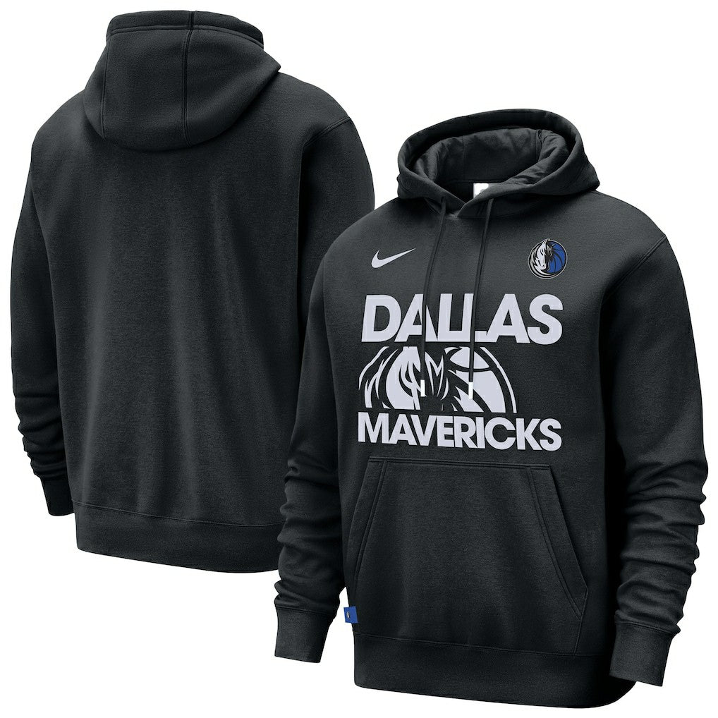 Dallas Mavericks Courtside Club Pullover Hoodie for sale Black | Nike outlet
