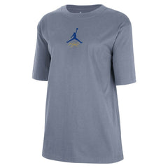 Golden State Warriors Jordan Brand Women's Courtside Statement Edition Boyfriend T-Shirt Ash