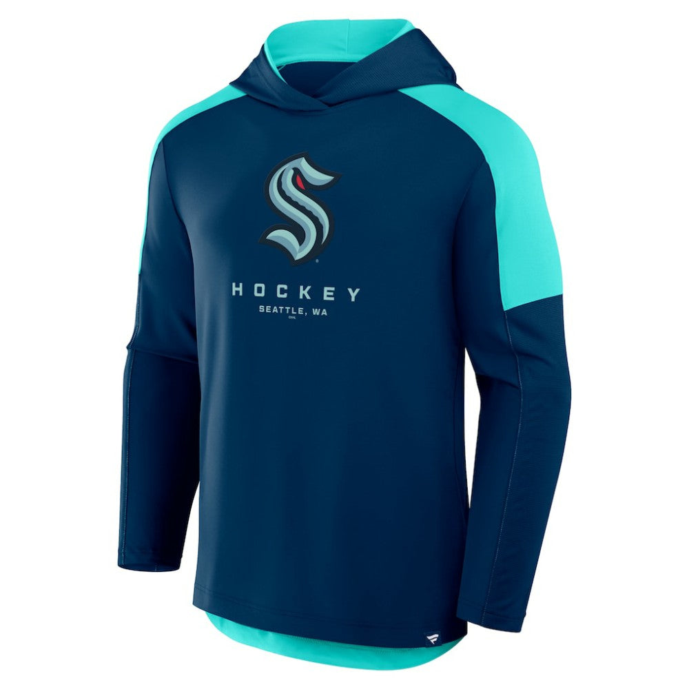 Seattle Kraken Fanatics Meta Game Transitional Pullover Hoodie - Deep Sea Blue - NHL 201742896