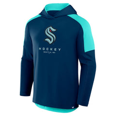 Seattle Kraken Fanatics Meta Game Transitional Pullover Hoodie - Deep Sea Blue - NHL 201742896