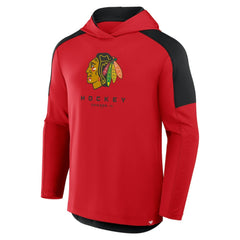 Chicago Blackhawks Fanatics Meta Game Transitional Pullover Hoodie - Red - NHL 201742897