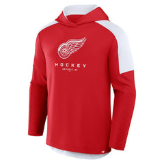 Detroit Red Wings Fanatics Meta Game Transitional Pullover Hoodie - Red - NHL 201742900
