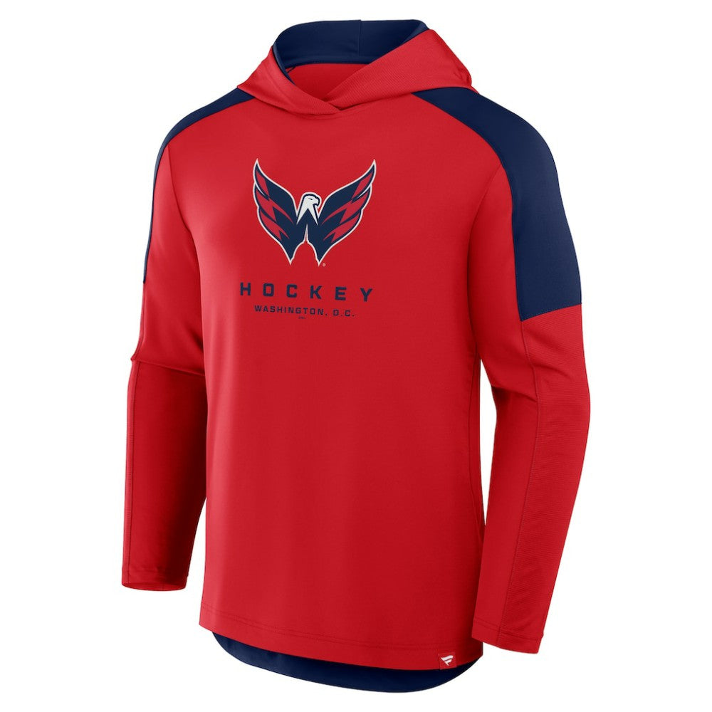 Washington Capitals Fanatics Meta Game Transitional Pullover Hoodie - Red - NHL 201742902