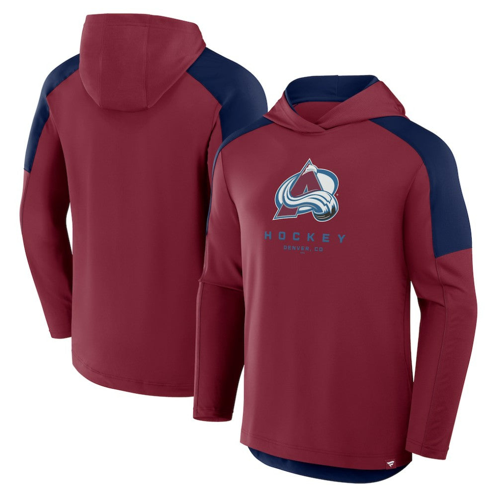 Colorado Avalanche Fanatics Meta Game Transitional Pullover Hoodie - Burgundy - NHL 201742905