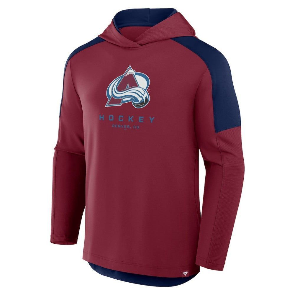 Colorado Avalanche Fanatics Meta Game Transitional Pullover Hoodie - Burgundy - NHL 201742905