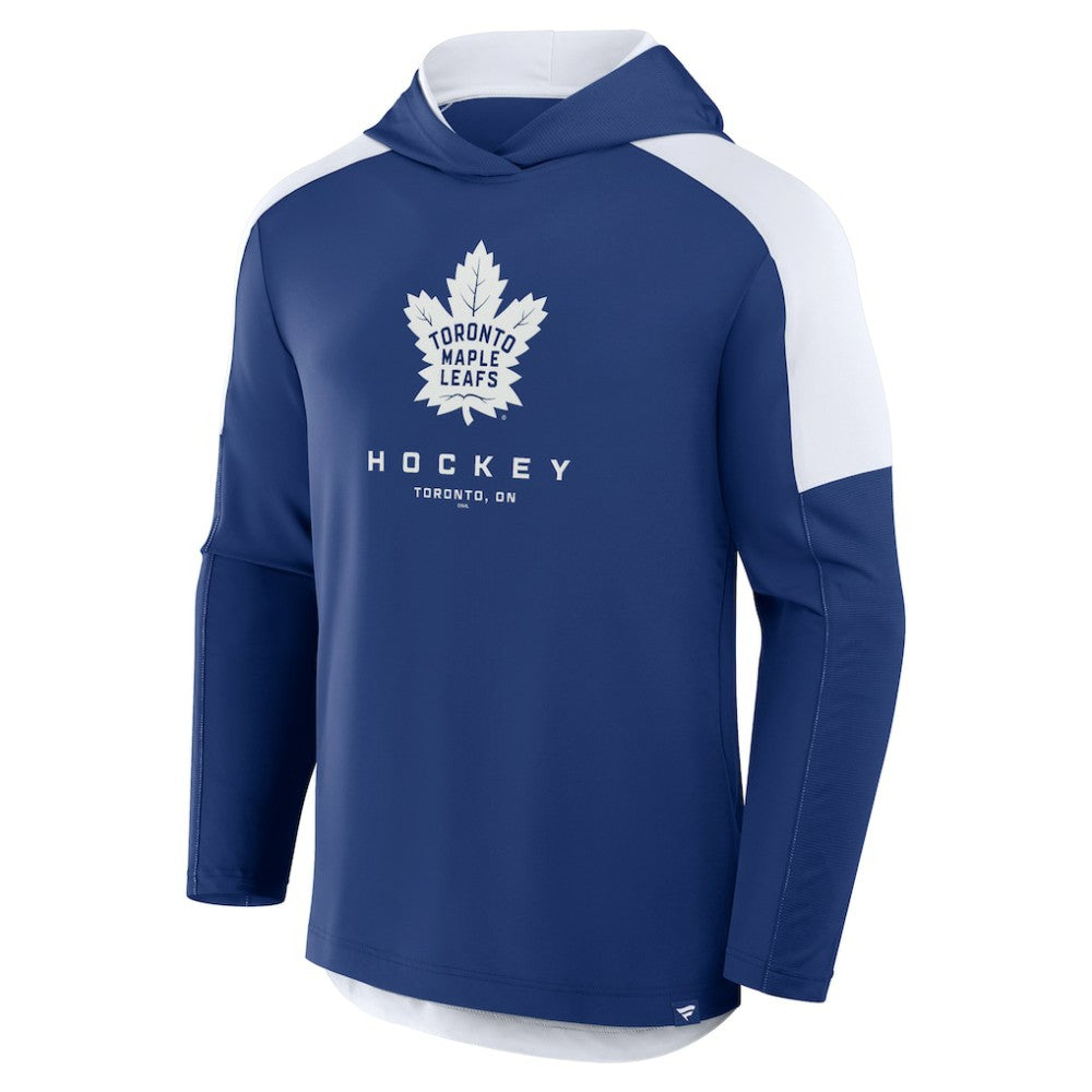 Toronto Maple Leafs Fanatics Meta Game Transitional Pullover Hoodie - Blue - NHL 201742908