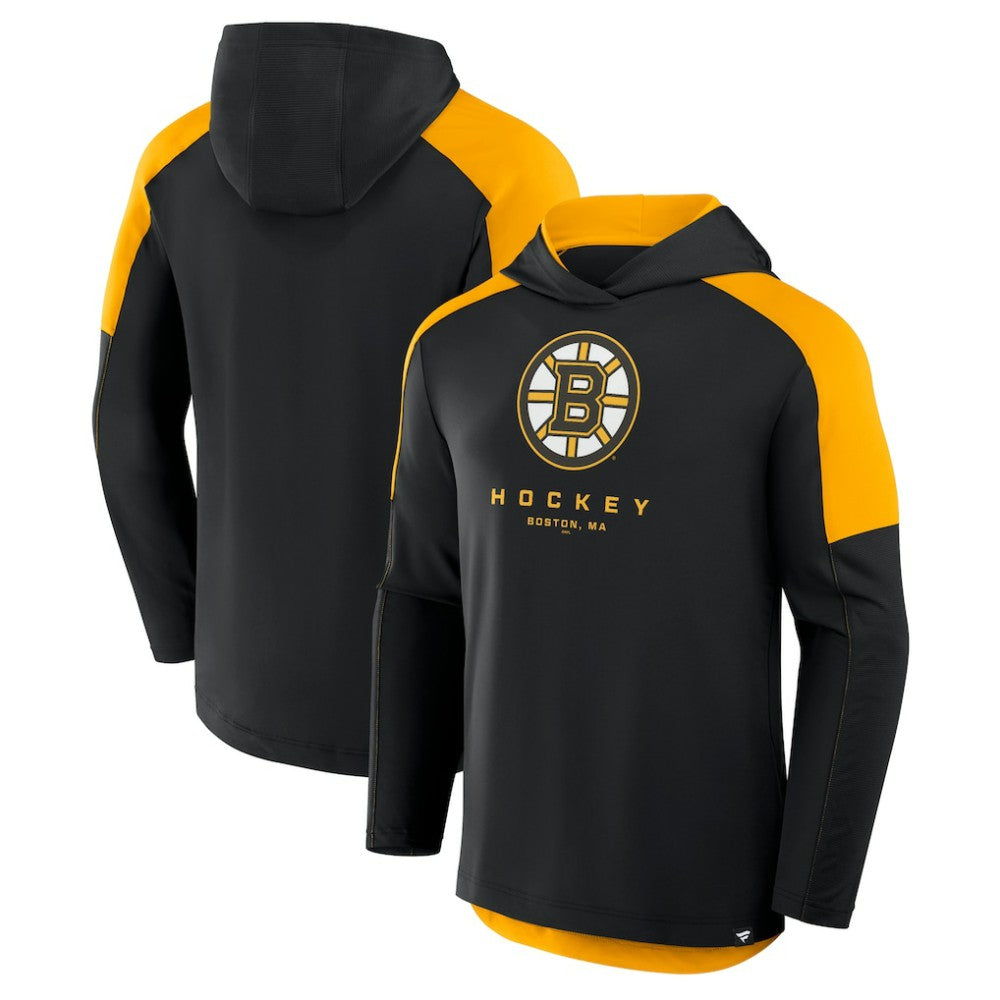 Boston Bruins Fanatics Meta Game Transitional Pullover Hoodie - Black - NHL 201742911