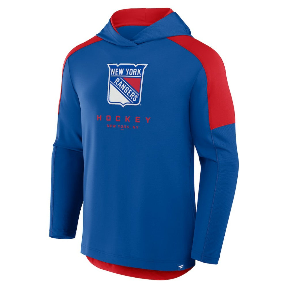 New York Rangers Fanatics Meta Game Transitional Pullover Hoodie - Blue - NHL 201742917