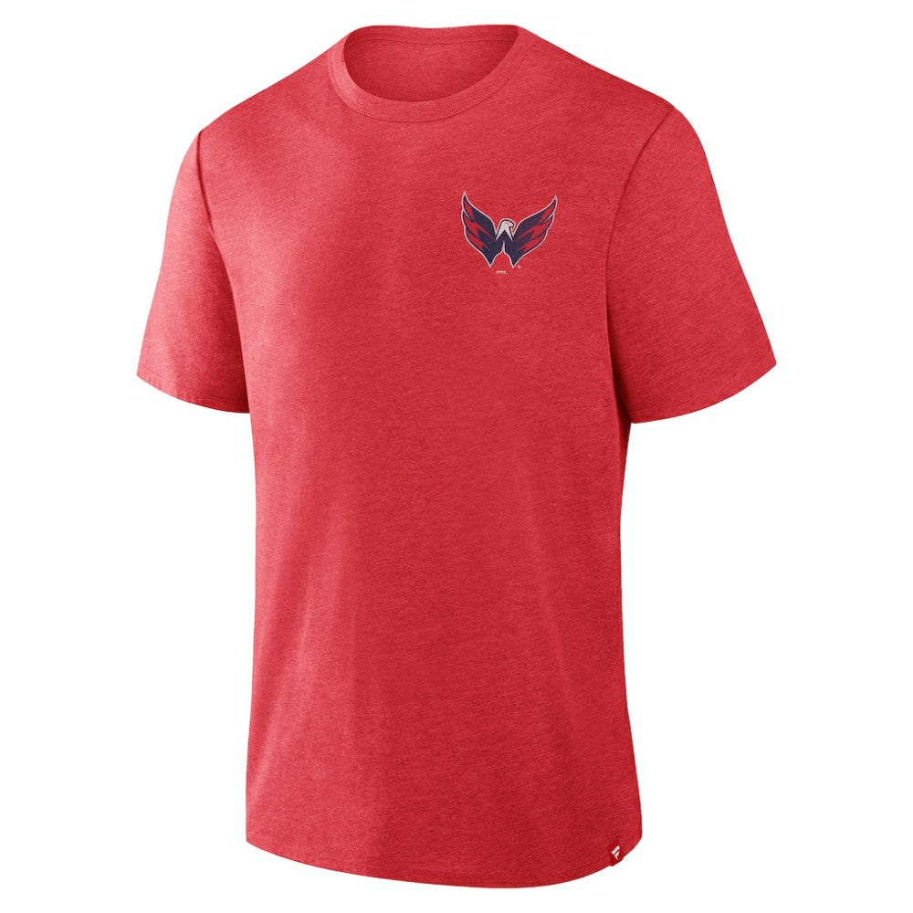 Washington Capitals Fanatics Fan Lanes Tri-Blend T-Shirt - Heather Red - NHL 201742921