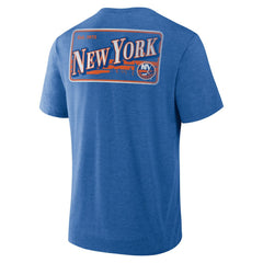 New York Islanders Fanatics Fan Lanes Tri-Blend T-Shirt - Heather Royal - NHL 201742928