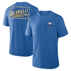 Buffalo Sabres Fanatics Fan Lanes Tri-Blend T-Shirt - Heather Royal - NHL 201742930