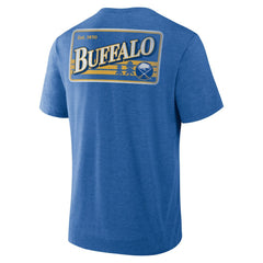 Buffalo Sabres Fanatics Fan Lanes Tri-Blend T-Shirt - Heather Royal - NHL 201742930