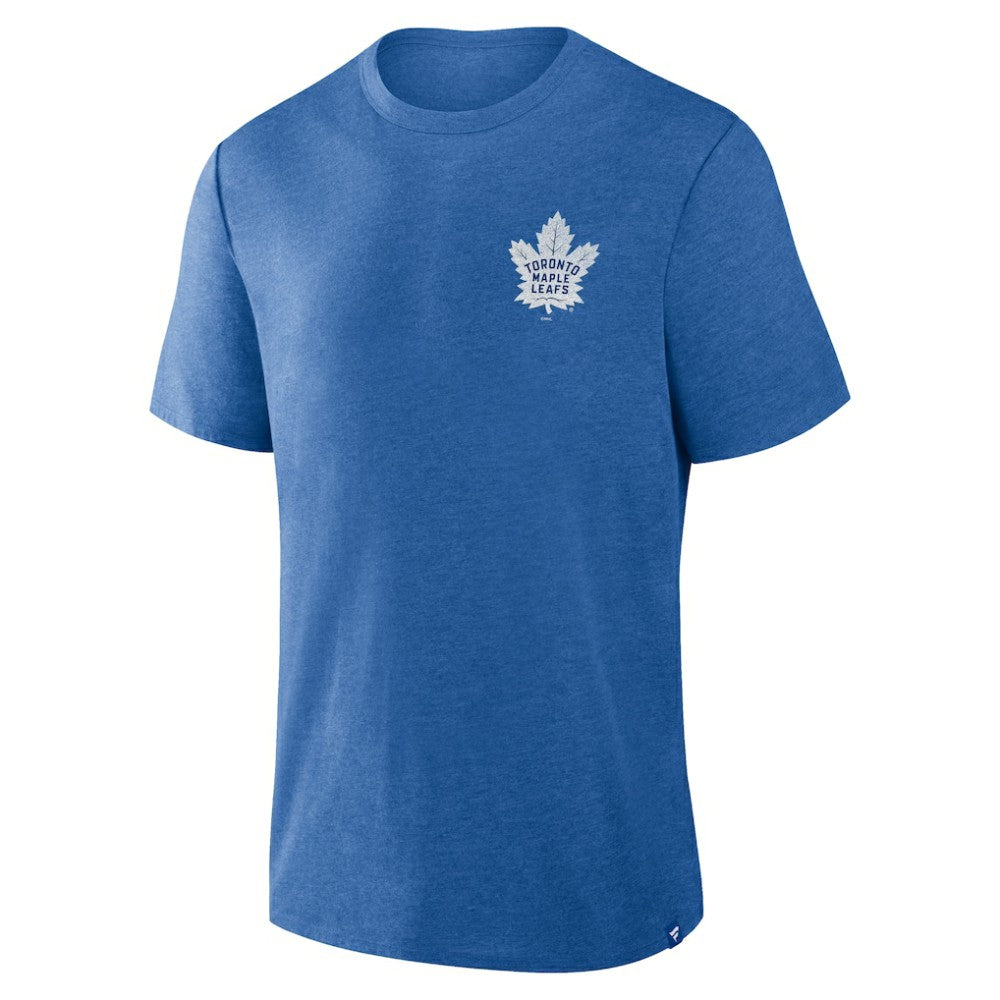 Toronto Maple Leafs Fanatics Fan Lanes Tri-Blend T-Shirt - Heather Blue - NHL 201742936