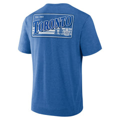Toronto Maple Leafs Fanatics Fan Lanes Tri-Blend T-Shirt - Heather Blue - NHL 201742936