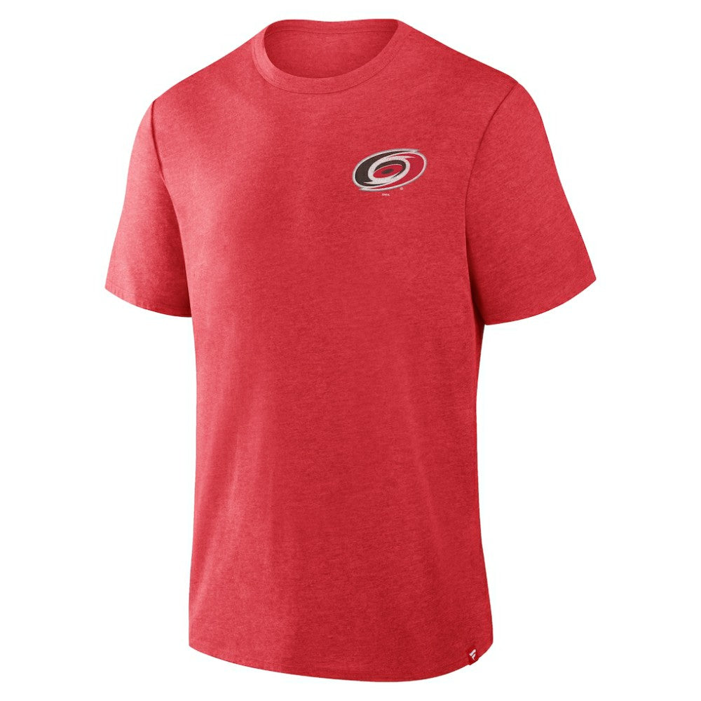Carolina Hurricanes Fanatics Fan Lanes Tri-Blend T-Shirt - Heather Red - NHL 201742955