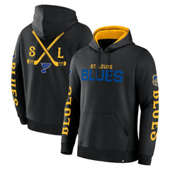St. Louis Blues Fanatics Big City Legacy Fleece Pullover Hoodie - Black - NHL 201742960