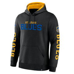 St. Louis Blues Fanatics Big City Legacy Fleece Pullover Hoodie - Black - NHL 201742960